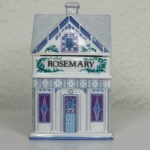 ORIGINAL VINTAGE 1989 LENOX SPICE VILLAGE ROSEMARY